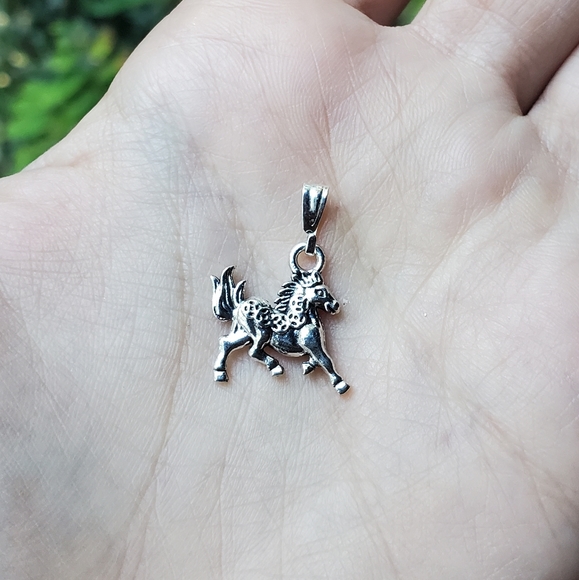 New Silver Celtic Horse Celtic Charm - Picture 8 of 8